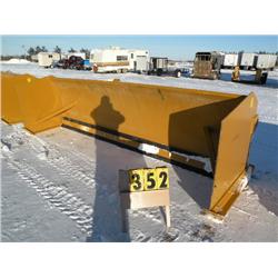 14' snow pusher for wheel loader