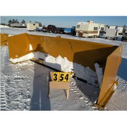 12' snow pusher for wheel loader