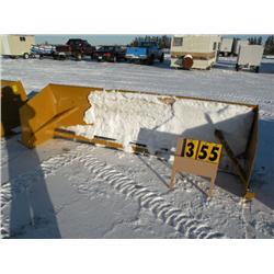10' snow pusher w/skid loader mount