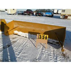 10' snow pusher w/skid loader mount