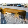 Image 1 : 10' snow pusher w/skid loader mount