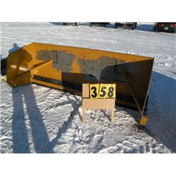 8' snow pusher w/skid loader mount