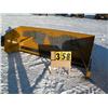 Image 1 : 8' snow pusher w/skid loader mount