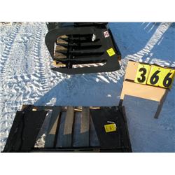 skid loader hitch plate