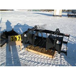 72" twin cylinder grapple for skid loader