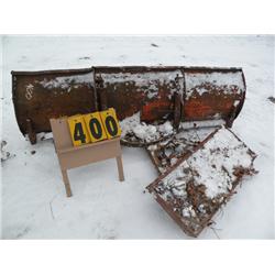 snow plow for skidloader