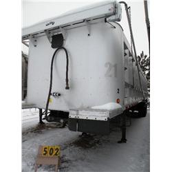 2000 Benson 40' aluminum end dump VIN# 1NUDT28U3YMAN1260