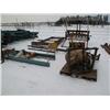Image 1 : 2 rows of assorted scrap iron