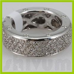 Genuine 2.35 ctw 18k Diamond White Gold Ring 