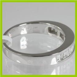 Genuine 0.59 ctw Diamond Baguette Engagement Ring 14kt Gold-White 