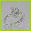 Image 2 : Genuine  0.67 ctw Diamond Ring 18KT White Gold 