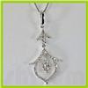 Image 1 : Genuine 0.78 ctw Diamond Pendant 18kt Gold-White 