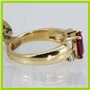 Image 2 : Genuine  1.57ctw Ruby  & Diamond Ring 14KTYellow GoldRing Size 6.5