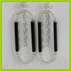 Genuine 0.530 ctw Dangle Diamond Pendant 18kt Gold-white