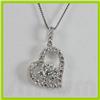 Image 1 : Genuine  0.75 ctw Diamond Necklace 18KT White Gold 