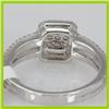 Image 3 : Genuine 0.84 ctw Princess cut Diamond Ring 14kt White Gold