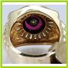 Image 2 : Genuine  1.92 ctw Garnet & Diamond Ring 14KT Yellow Gold Ring Size 10