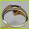 Image 3 : Genuine  0.94 ctw  Iolite Ring  14KT Yellow Gold  Ring Size  7.5