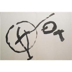 1962 Tal-Coat Solitude dans la Plaine, 1962 Lithograph