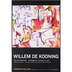 2007 de Kooning Untitled II Poster