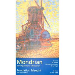 1984 Mondrian Moulin Au Soleil Poster
