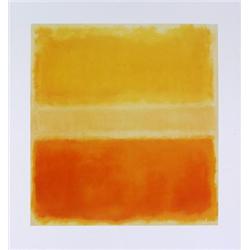 Rothko Yellow and Gold Poster