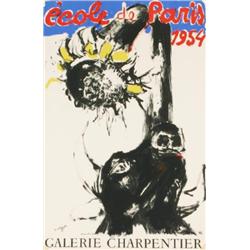 1954 Lorjou Ecole de Paris Mourlot Lithograph