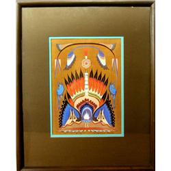 Woody Crumbo Lithograph, Signed and Numbered