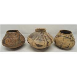 3 1960s Casa Grandes Pottery Jars