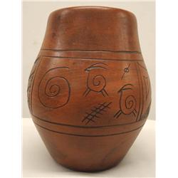 Navajo Sgraffito Pot By Juanito