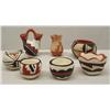 Image 1 : 7 Jemez Miniature Pottery All Signed