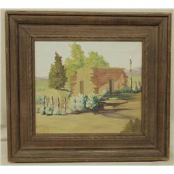 1971 Original Painting By E. Martin