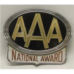 Vintage AAA Bumper Ornament