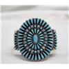 Image 2 : Pawn Zuni Silver Petit Point Turquoise Bracelet