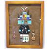 Image 1 : Framed Art Design of Native American Artifacts