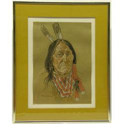 Framed Original Pencil on Paper by N. McLaughlin