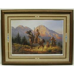Framed Hand Signed, Numbered Print by Chuck Ren
