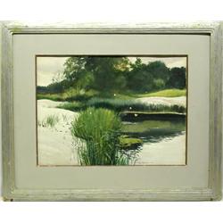 Original Watercolor on Paper by T. Asplund