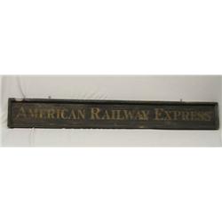 Antique Wooden Railway Express Sign PICK UP ONLY!
