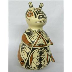 Mata Ortiz Polychrome Squirrel by Jorge Corona