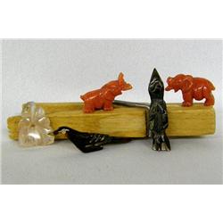 Five Miniature Fetish Beads