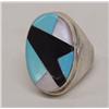 Image 5 : Zuni Silver Ring Hallmarked R & GT