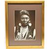 Image 1 : Framed Print Of Chief Joseph By Edward Curtis