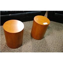 LOT OF 3 CHERRY END TABLES