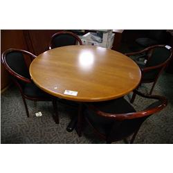 CHERRY 48" ROUND TABLE