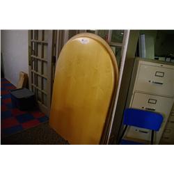 MAPLE 10FT RACE TRACK SHAPED BOARDROOM TABLE