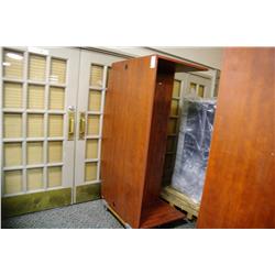 AUTUMN MAPLE BOW FRONT EXECUTIVE DESK