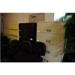 LOT OF 7 FILING CABINETS