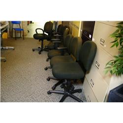 LOT OF 7 OFFICE CHAIRS