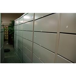 GREY 7 DRAWER TAB FILE CABINET